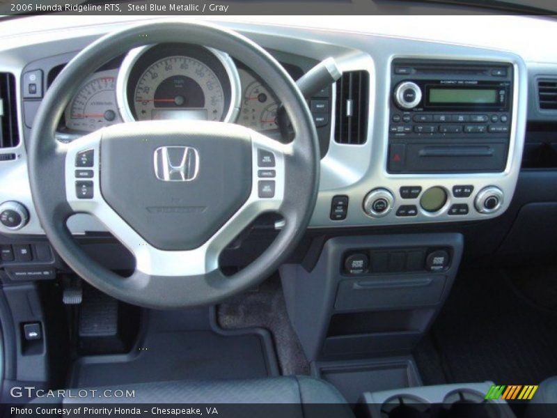 Steel Blue Metallic / Gray 2006 Honda Ridgeline RTS