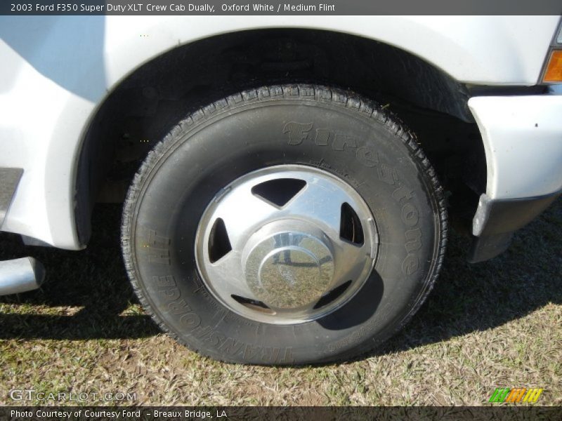 Oxford White / Medium Flint 2003 Ford F350 Super Duty XLT Crew Cab Dually