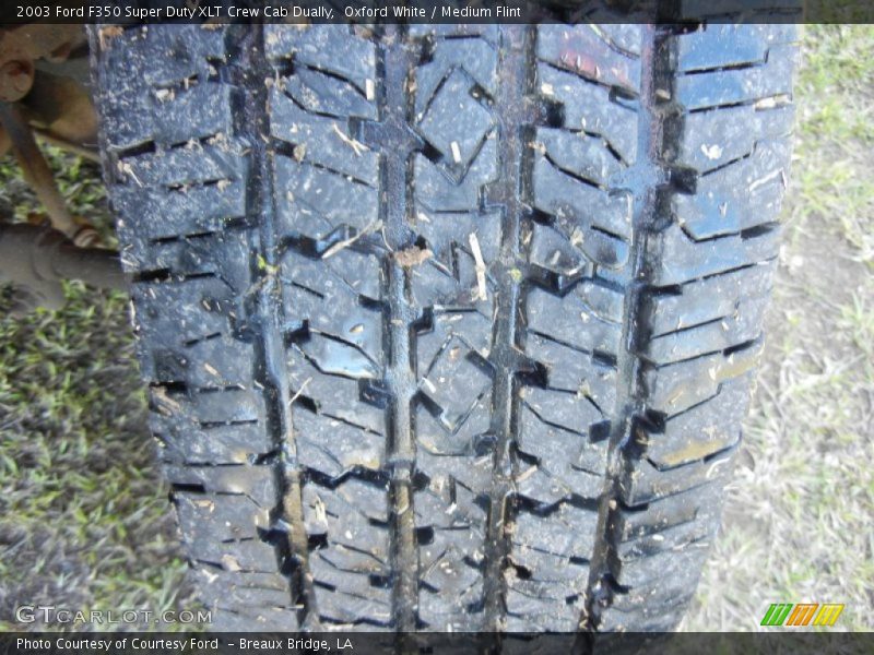 Oxford White / Medium Flint 2003 Ford F350 Super Duty XLT Crew Cab Dually