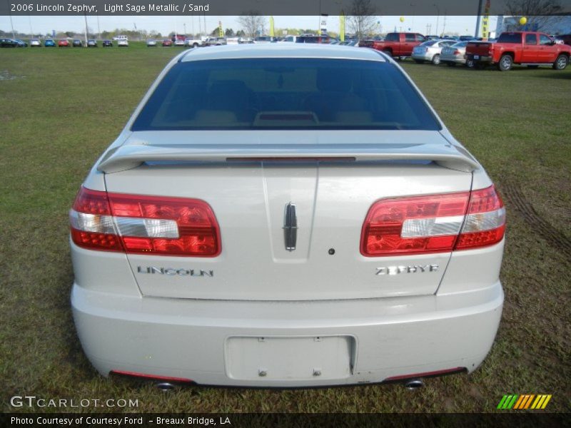 Light Sage Metallic / Sand 2006 Lincoln Zephyr