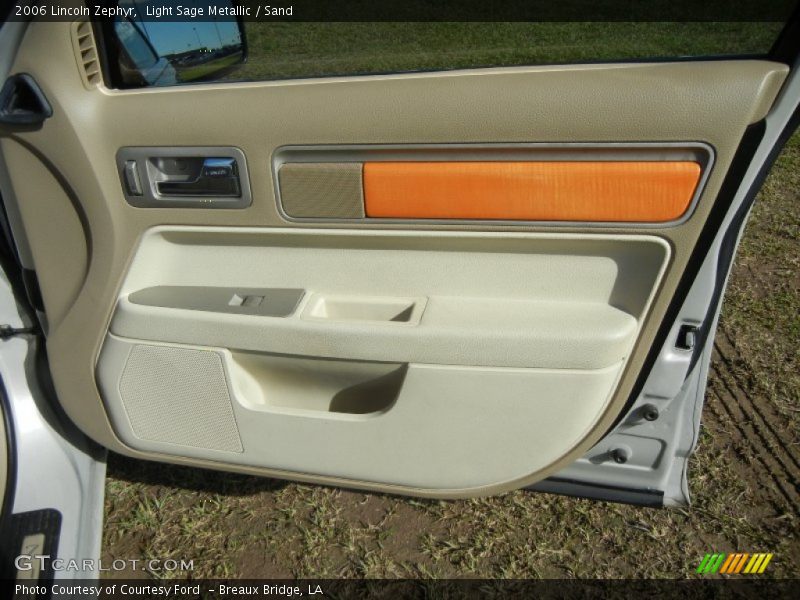Light Sage Metallic / Sand 2006 Lincoln Zephyr