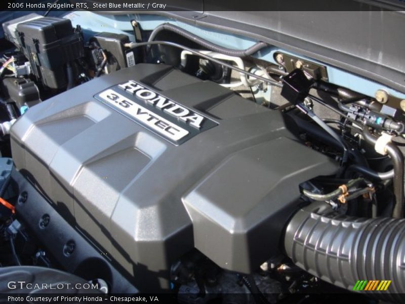 Steel Blue Metallic / Gray 2006 Honda Ridgeline RTS