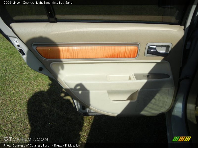 Light Sage Metallic / Sand 2006 Lincoln Zephyr