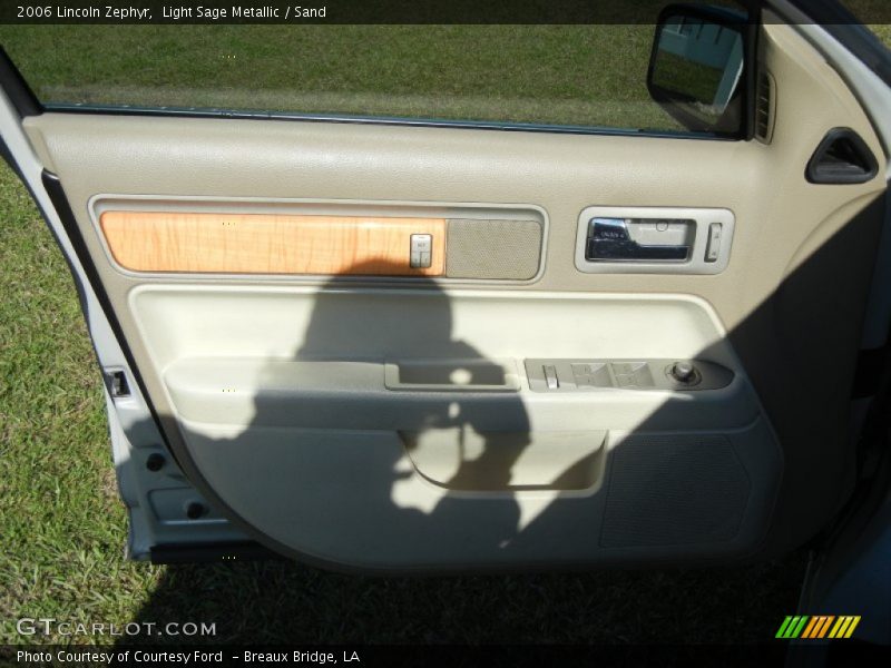Light Sage Metallic / Sand 2006 Lincoln Zephyr