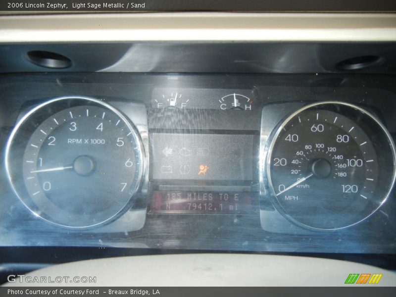 Light Sage Metallic / Sand 2006 Lincoln Zephyr