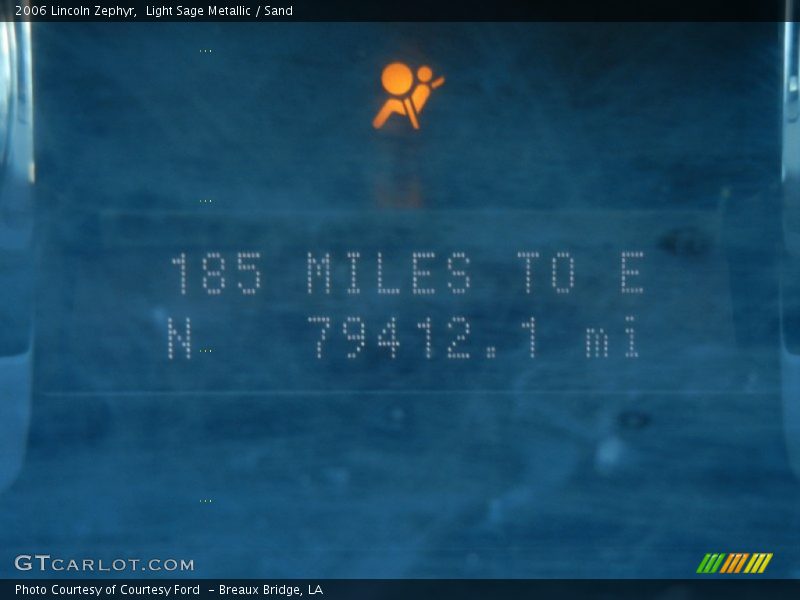 Light Sage Metallic / Sand 2006 Lincoln Zephyr