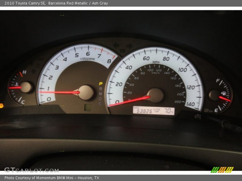 Barcelona Red Metallic / Ash Gray 2010 Toyota Camry SE