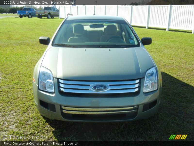 Moss Green Metallic / Camel 2009 Ford Fusion S