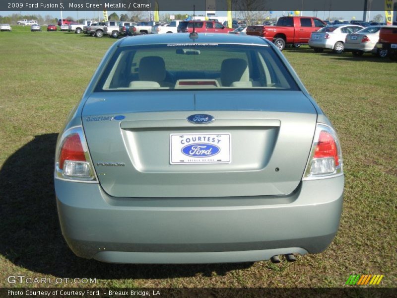 Moss Green Metallic / Camel 2009 Ford Fusion S