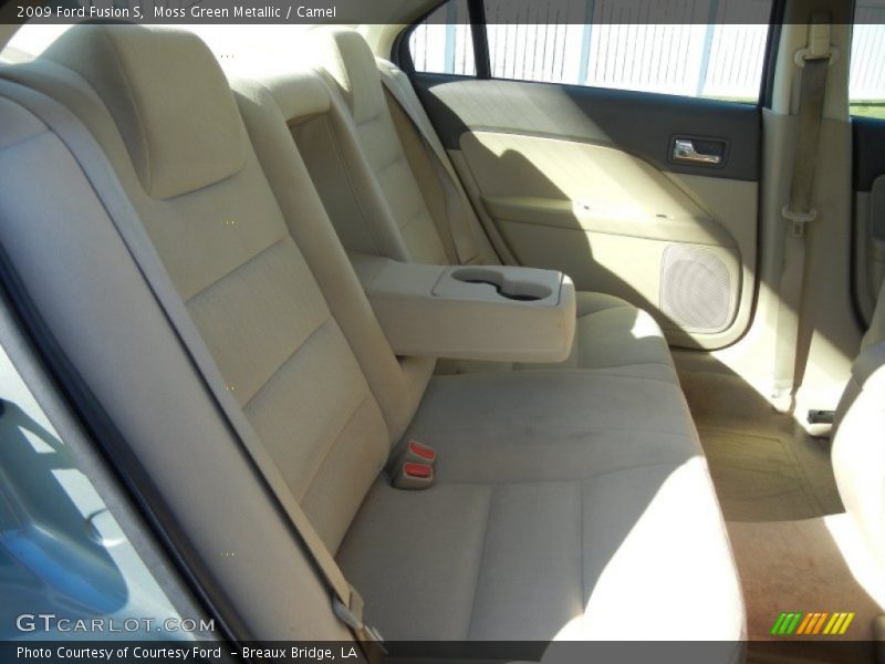 Moss Green Metallic / Camel 2009 Ford Fusion S