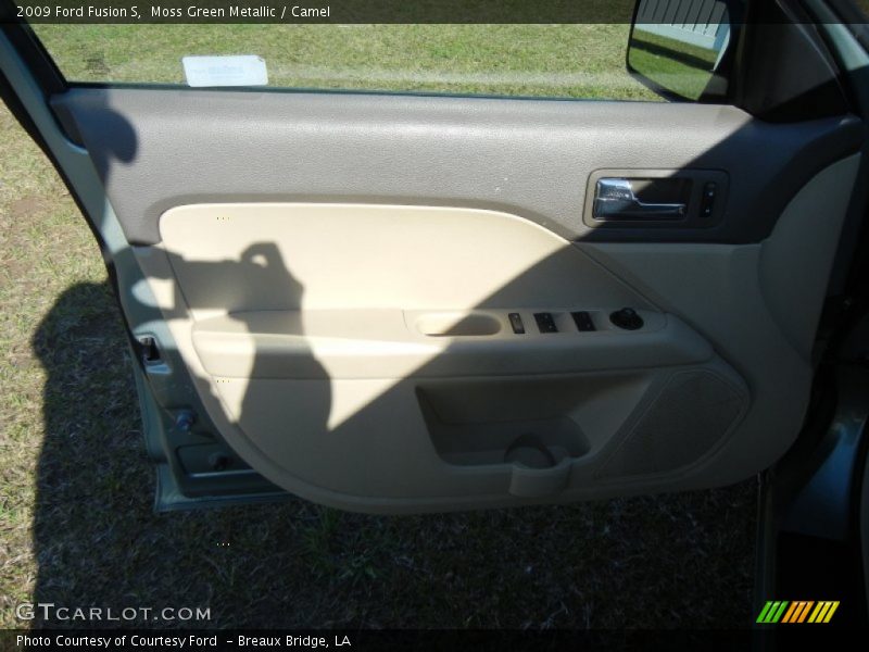 Moss Green Metallic / Camel 2009 Ford Fusion S