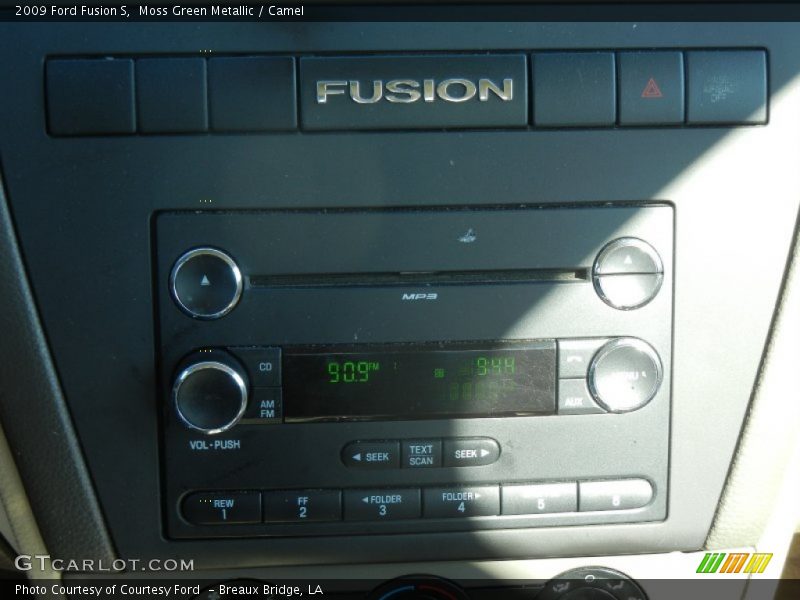 Moss Green Metallic / Camel 2009 Ford Fusion S