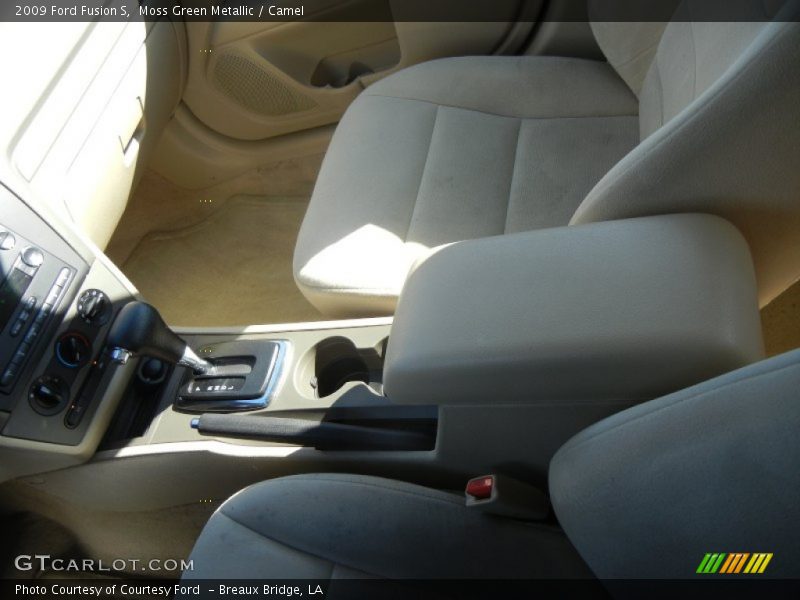 Moss Green Metallic / Camel 2009 Ford Fusion S