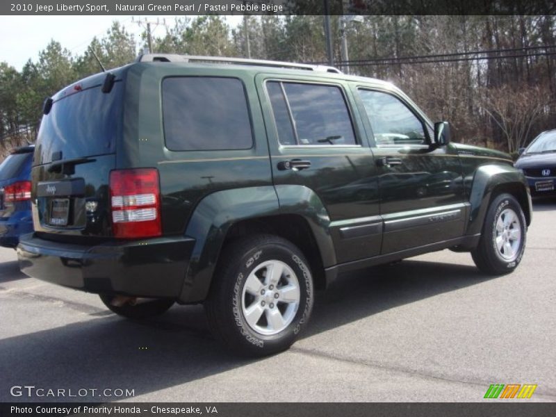 Natural Green Pearl / Pastel Pebble Beige 2010 Jeep Liberty Sport