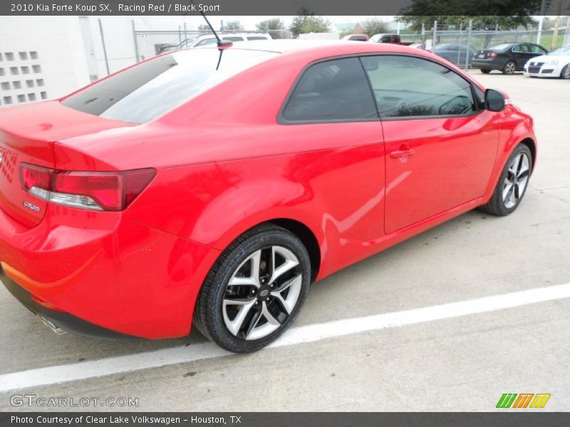 Racing Red / Black Sport 2010 Kia Forte Koup SX