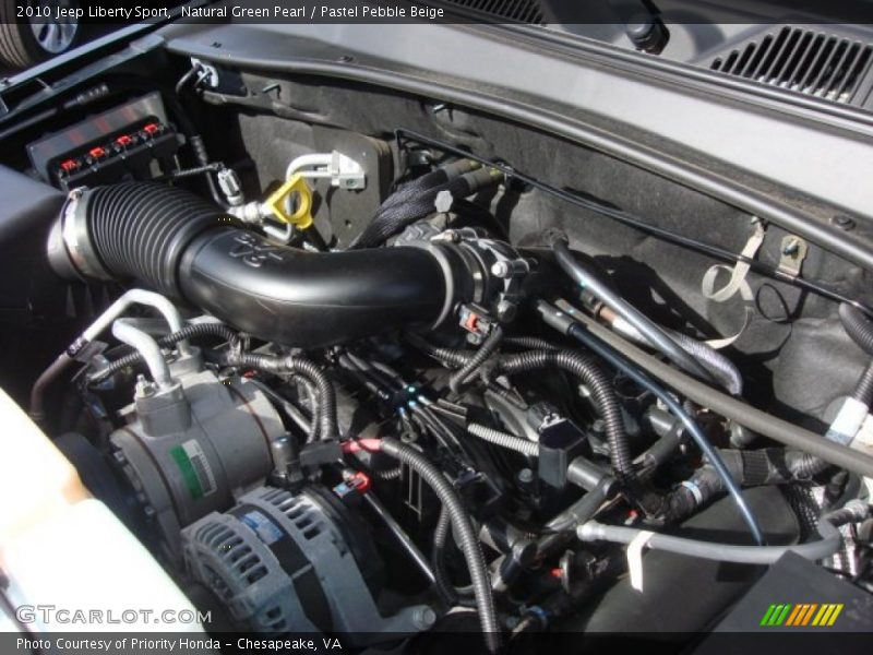 Natural Green Pearl / Pastel Pebble Beige 2010 Jeep Liberty Sport
