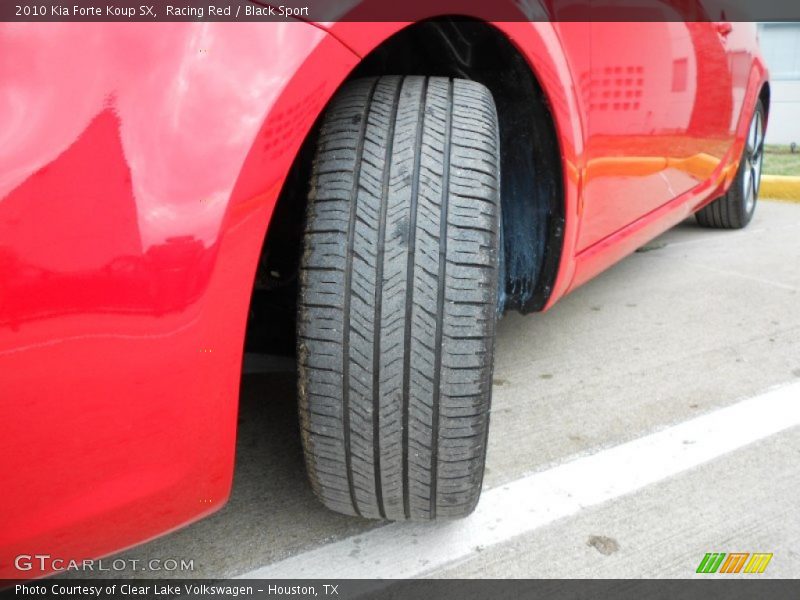 Racing Red / Black Sport 2010 Kia Forte Koup SX