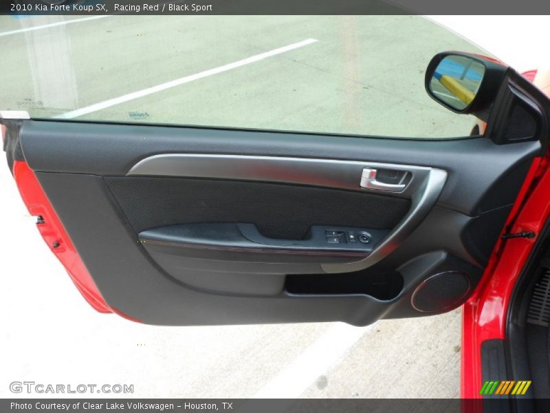 Racing Red / Black Sport 2010 Kia Forte Koup SX