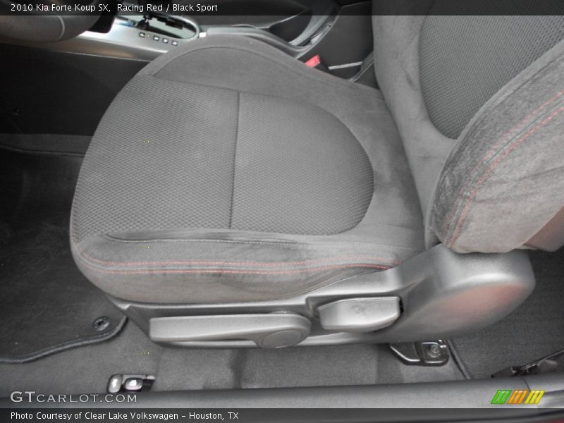 Racing Red / Black Sport 2010 Kia Forte Koup SX