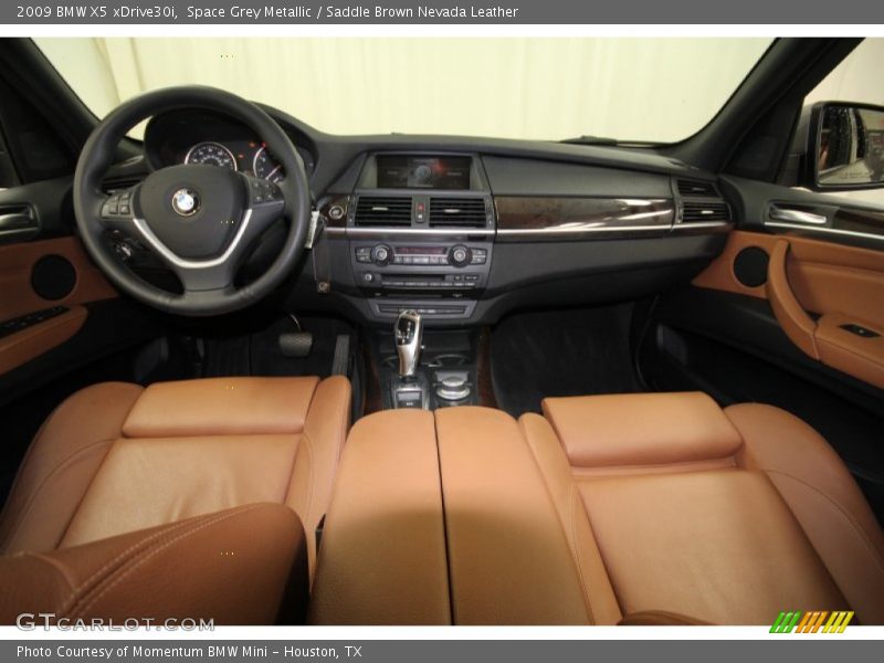 Space Grey Metallic / Saddle Brown Nevada Leather 2009 BMW X5 xDrive30i