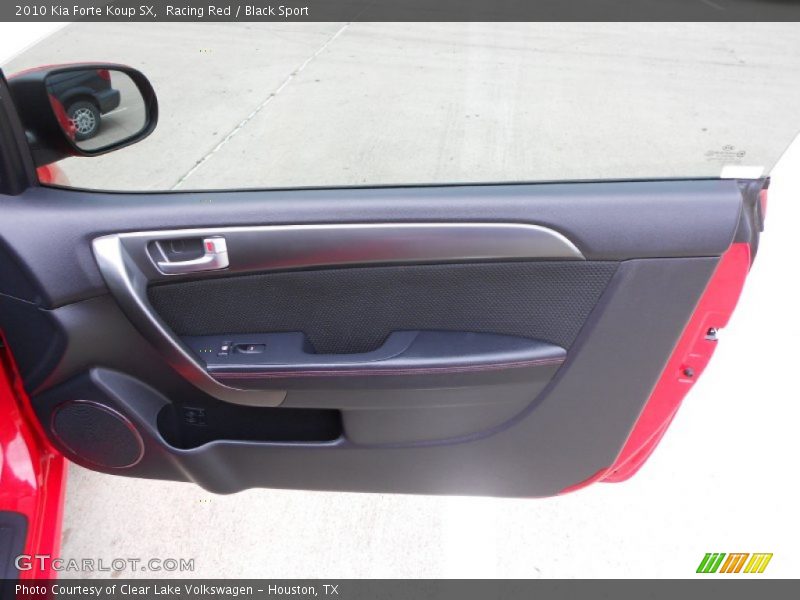 Racing Red / Black Sport 2010 Kia Forte Koup SX