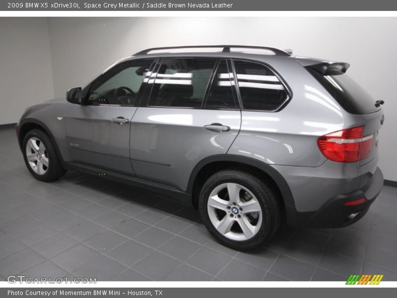 Space Grey Metallic / Saddle Brown Nevada Leather 2009 BMW X5 xDrive30i