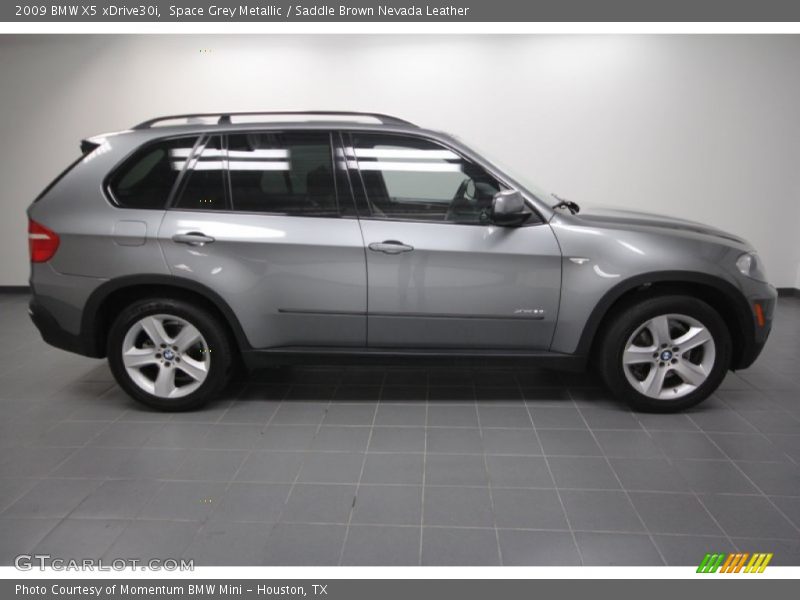 Space Grey Metallic / Saddle Brown Nevada Leather 2009 BMW X5 xDrive30i