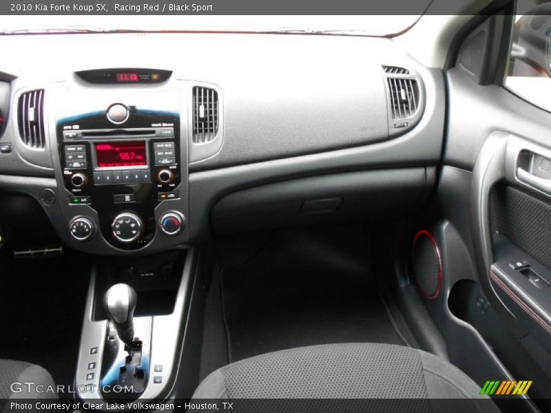 Racing Red / Black Sport 2010 Kia Forte Koup SX