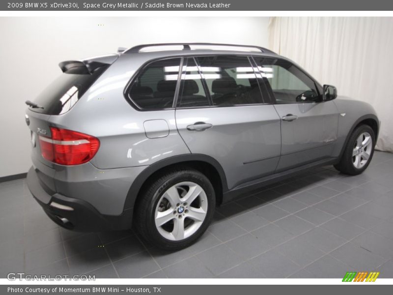 Space Grey Metallic / Saddle Brown Nevada Leather 2009 BMW X5 xDrive30i