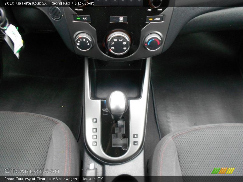 Racing Red / Black Sport 2010 Kia Forte Koup SX