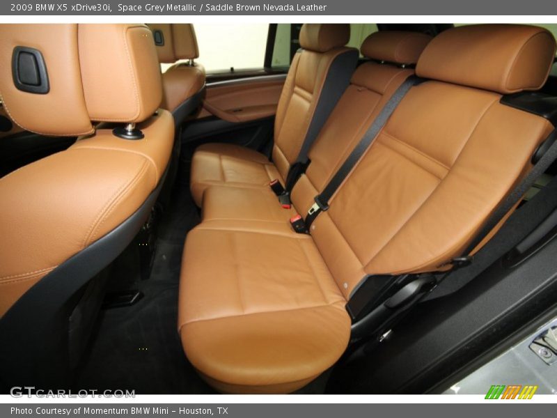 Space Grey Metallic / Saddle Brown Nevada Leather 2009 BMW X5 xDrive30i