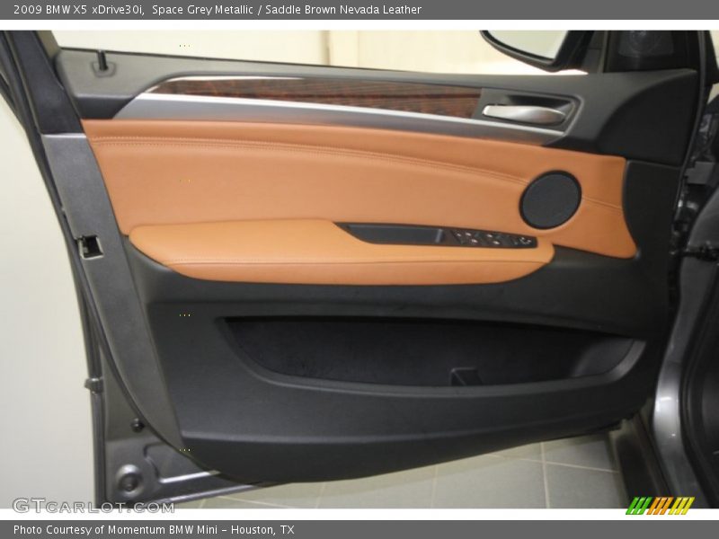Space Grey Metallic / Saddle Brown Nevada Leather 2009 BMW X5 xDrive30i