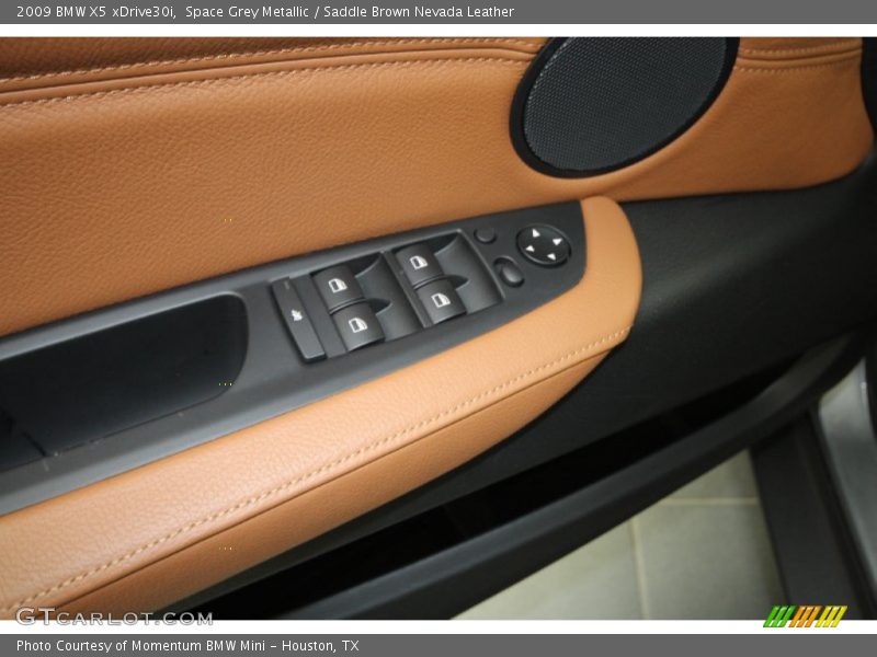 Space Grey Metallic / Saddle Brown Nevada Leather 2009 BMW X5 xDrive30i