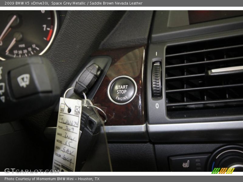 Space Grey Metallic / Saddle Brown Nevada Leather 2009 BMW X5 xDrive30i