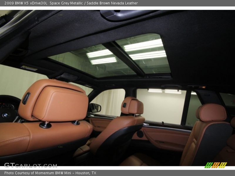 Space Grey Metallic / Saddle Brown Nevada Leather 2009 BMW X5 xDrive30i