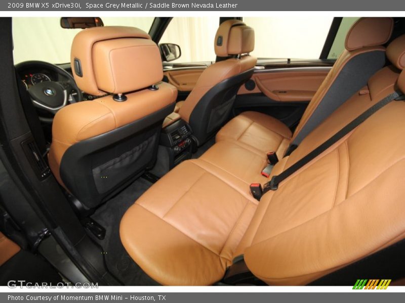 Space Grey Metallic / Saddle Brown Nevada Leather 2009 BMW X5 xDrive30i
