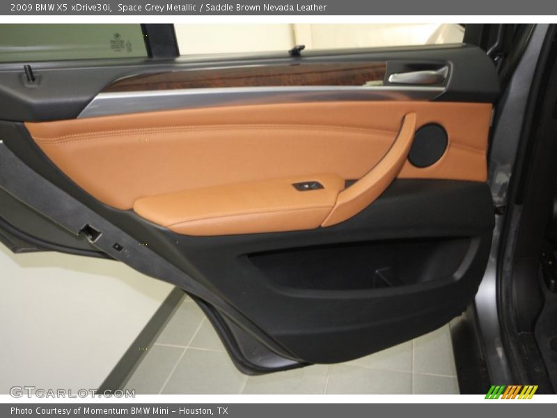 Space Grey Metallic / Saddle Brown Nevada Leather 2009 BMW X5 xDrive30i