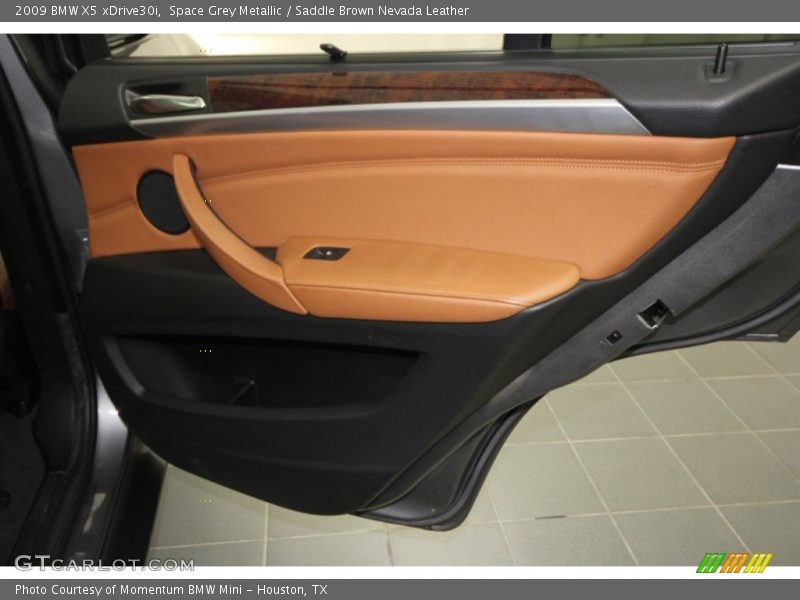 Space Grey Metallic / Saddle Brown Nevada Leather 2009 BMW X5 xDrive30i