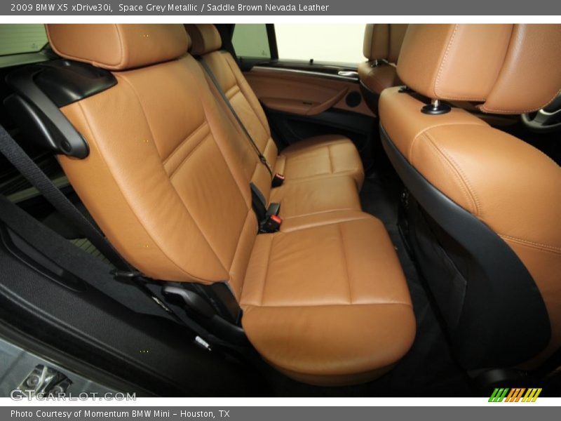Space Grey Metallic / Saddle Brown Nevada Leather 2009 BMW X5 xDrive30i