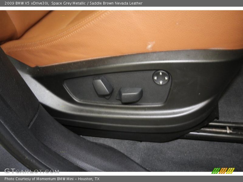 Space Grey Metallic / Saddle Brown Nevada Leather 2009 BMW X5 xDrive30i