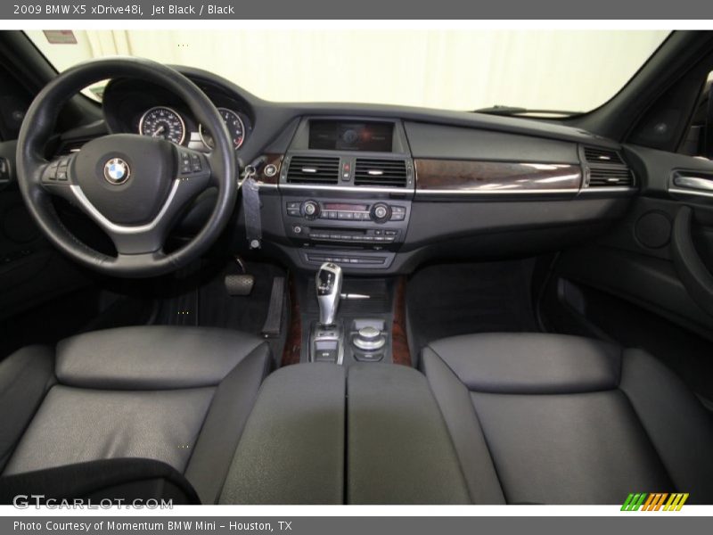 Jet Black / Black 2009 BMW X5 xDrive48i