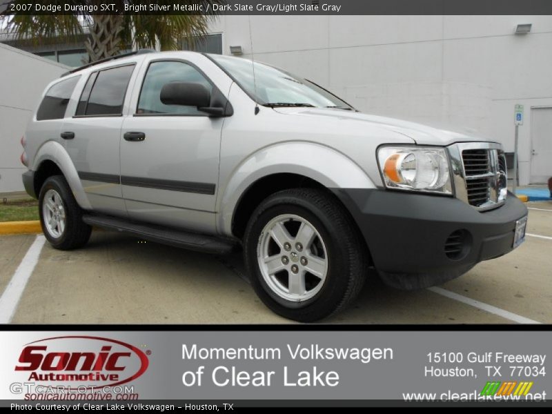 Bright Silver Metallic / Dark Slate Gray/Light Slate Gray 2007 Dodge Durango SXT