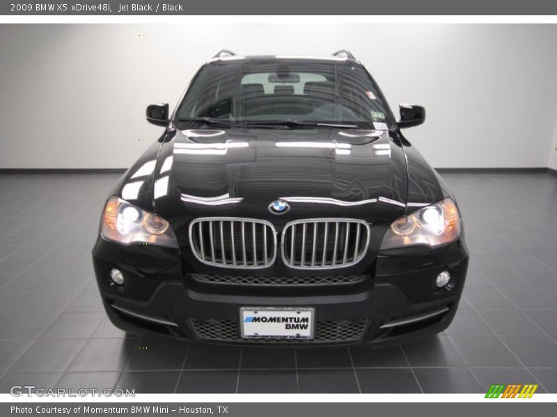 Jet Black / Black 2009 BMW X5 xDrive48i