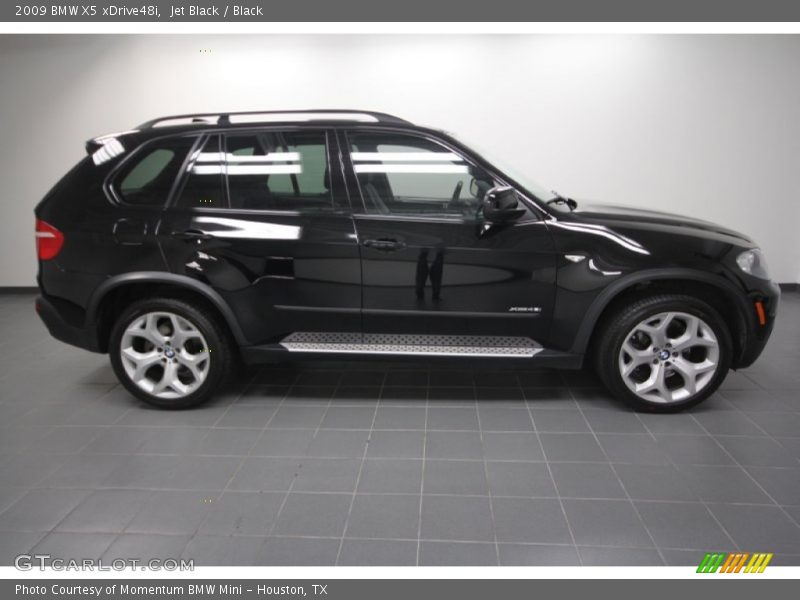 Jet Black / Black 2009 BMW X5 xDrive48i
