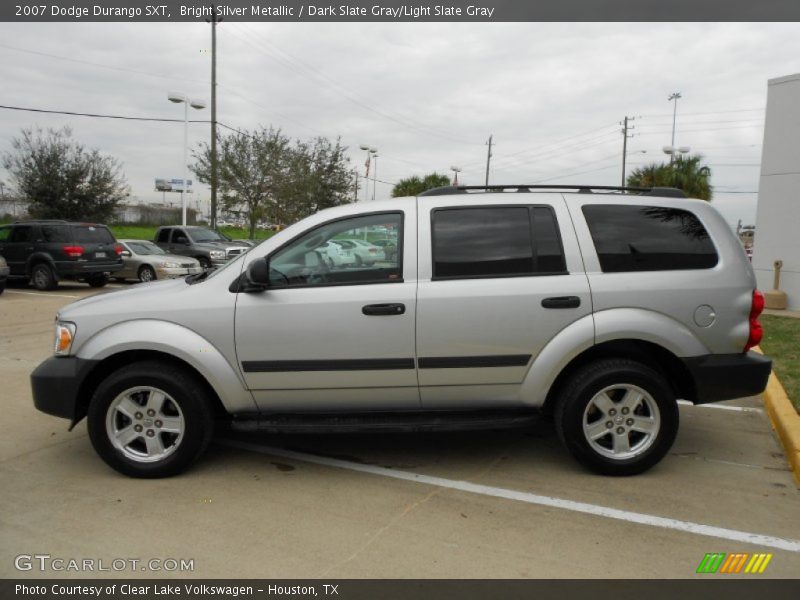Bright Silver Metallic / Dark Slate Gray/Light Slate Gray 2007 Dodge Durango SXT