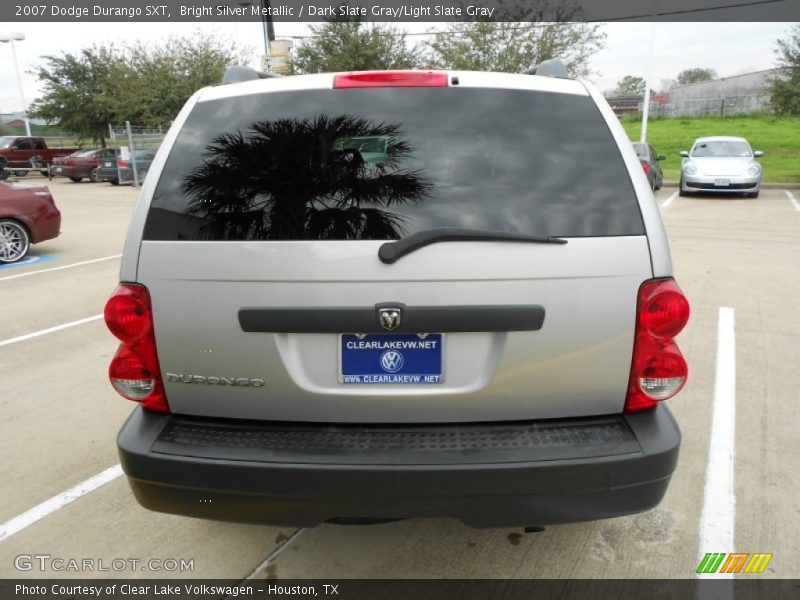 Bright Silver Metallic / Dark Slate Gray/Light Slate Gray 2007 Dodge Durango SXT