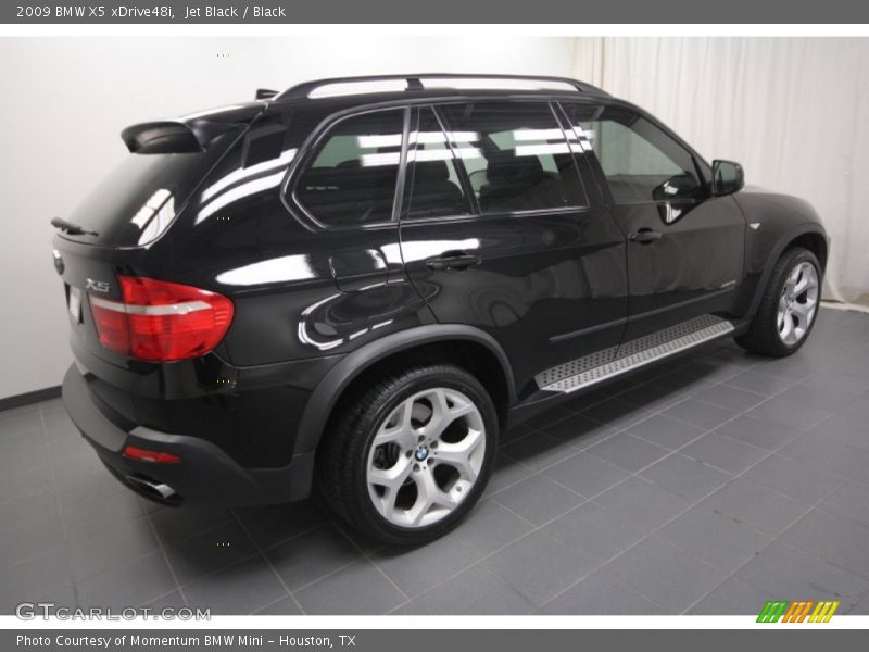 Jet Black / Black 2009 BMW X5 xDrive48i