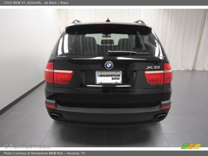 Jet Black / Black 2009 BMW X5 xDrive48i