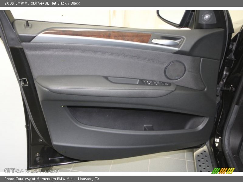 Jet Black / Black 2009 BMW X5 xDrive48i