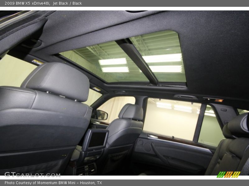 Jet Black / Black 2009 BMW X5 xDrive48i